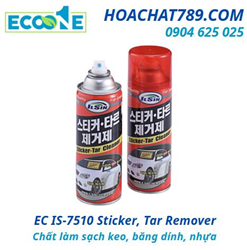 EC IS-7510 Sticker, Tar Remover Chất làm sạch keo, băng dính, nhựa đường, kẹo cao su, sơn, vết vân t